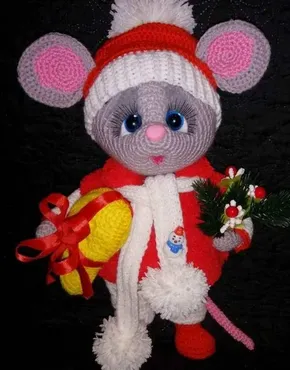 Новогодний Мышонок Афонька (Алла Федюнина)