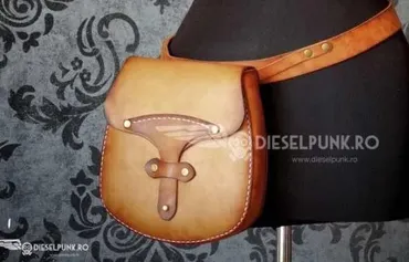 [DieselpunkRo] Поясная сумка из кожи. Mod2