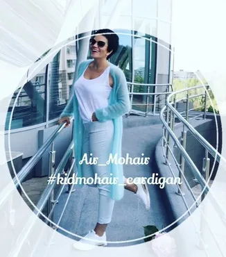 Кардиган из мохера Air Mohair (Татьяна Хорошун, t_khoroshun)