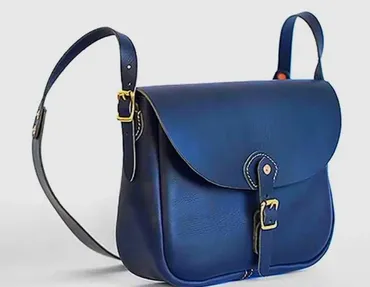 Кожаная сумка-мессенджер Crossbody №36 (LeatherDIYStudio)