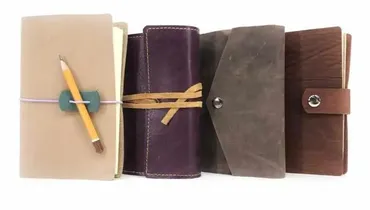 [leatherschool] Кожаные блокноты: на кольцах, пришивные, на резинке