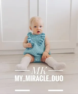 [Вязание] Платье и ромпер «My miracle duo» (mikky_kids_crochet)