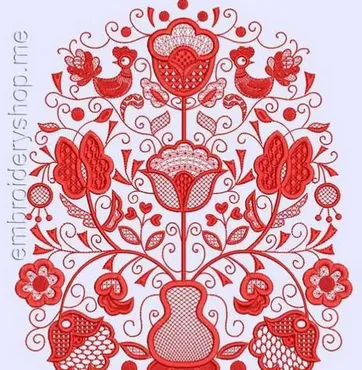 [Embroideryshop] Дизайн машинной вышивки Рушник abs0011