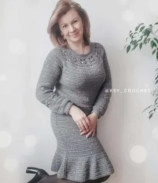 [Вязание] Платье «Chance» (ksy_crochet)