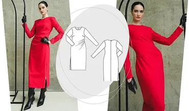 [Академия Burda] Трикотажное платье (Евгения Медведева)