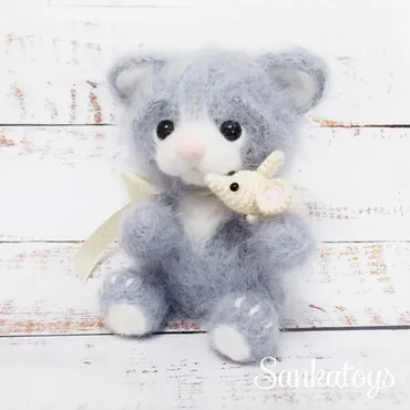 [Игрушки] Котенок с мышонком (Оксана Берейшик)