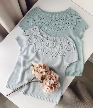 [Аvgustina_knit] Джемпер/футболка Diana (Юлия Гнатовская)
