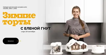 Новогодние (зимние) торты (Елена Гнут)