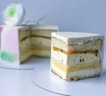 [Кондитерка] Экзотический торт «Манго-маракуйя» (olga lovecake)