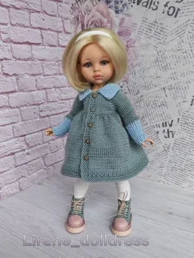 Платье Ваниль для кукол Паола Рейна 32-34 см Лирен и куклы (Lirene Dolldress)