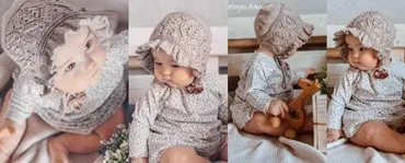 [blossom_knit] Чепчик Aurelia (Саида Усманбекова)