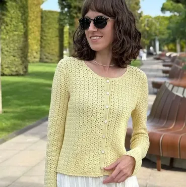 [lily_knitting] Блуза Амели крючком (Лилия Коробейникова)