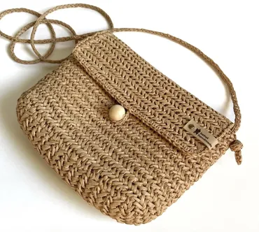 Сумка «Deniz» из рафии (behet.handmade)