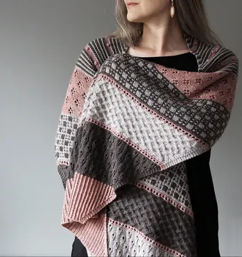 Шаль Festival of Stitches (Lisa Hannes)