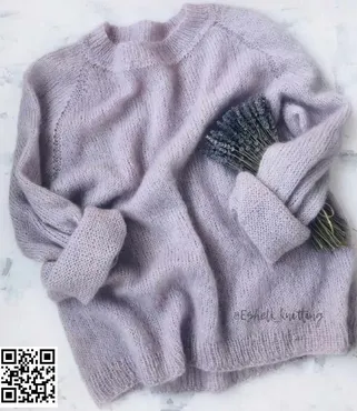 Мохеровый джемпер (eshelk_knitting)