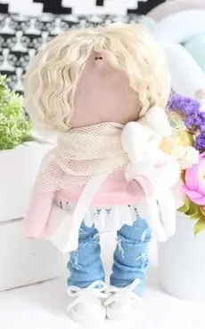 [Evadolls] Текстильная куколка Sweet baby BJORN (Евгения Амбарцумян)