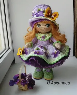 Онлайн по куколке Фиалочке (Ольга Архипова)