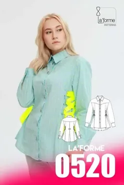 [LaForme] Рубашка 0520. Размер 52. Рост 164 (Софья Ерашевская)