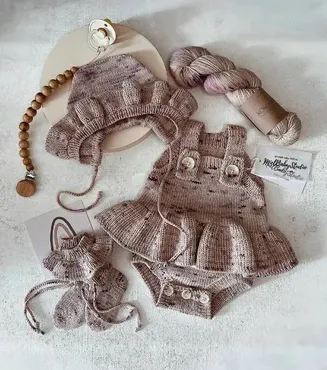 Боди, чепчик, гольфы Angel (miel.babystudio)