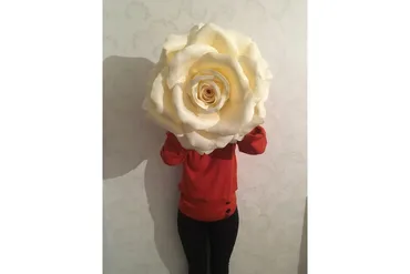 Роза из изолона (Ирина Терновская)