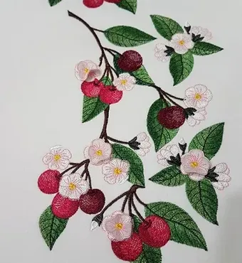 [Embroidery dreams] Набор дизайнов машинной вышивки Цветущая вишня (Birochka)