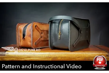 [DieselpunkRo] Выкройка кожаного несессера для туалетных принадлежностей «Dopp Kit»