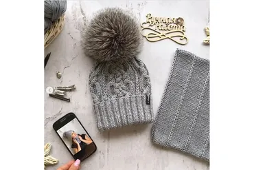 Комплект Вrilliants hat (tatiana_pompon)