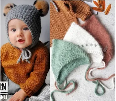 [33helga] Чепчик Basic bonnet (Ольга Проноза)