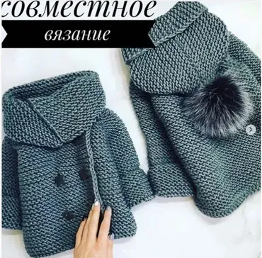 Кардиган с капюшоном либо с большим воротом (irina_shadrina.knit)