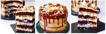 [Pastry School] Торт «Сникерс»