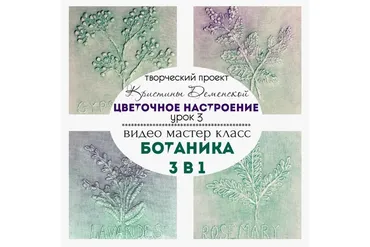 «Ботаника. 3 в 1» Урок 3 проекта «Цветочное настроение» (Кристина Деменская)