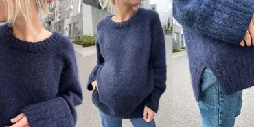 [Вяжи.ру] Теплый джемпер October (Petite knit)