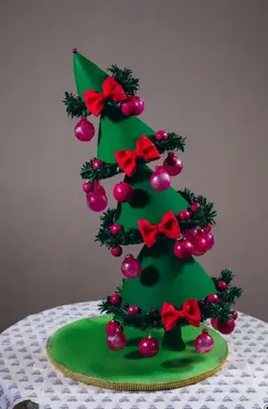 3D торт Падающая Елка (Юлианна Сухотерина)