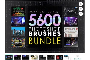 [CreativeMarket] Набор из 5600 кистей для Photoshop (ArtistMef)