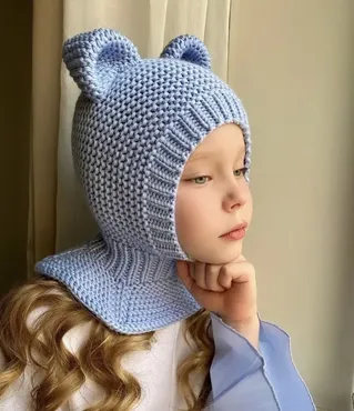 [maroshka_knits] Шлем Мишка (Марина Станкеева)