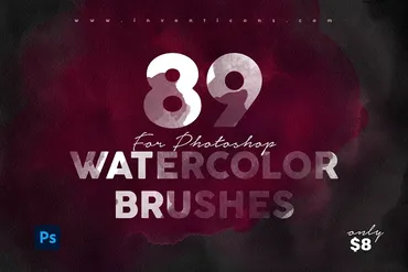 [CreativeMarket] 89 Watercolour photoshop Brushes (ScaryClown)