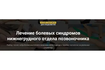 Лечение болевых синдромов нижнегрудного отдела позвоночника (Фидель Субботин)