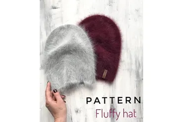 Шапка-бини Fluffy hat (Анастасия Прийма)