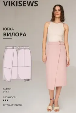[Vikisews] Юбка Вилора 34-52 162-168 (Вика Ракуса)