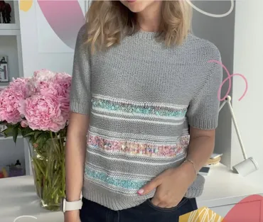 Футболка Рearl (feel.love.knit)