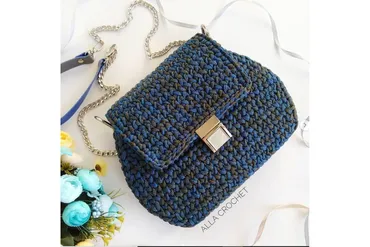 Сумка-кроссбоди из шнура (alla_crochet_handmade_bags)