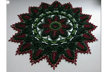 Салфетка Christmas Wreath  (Галина Борисова)