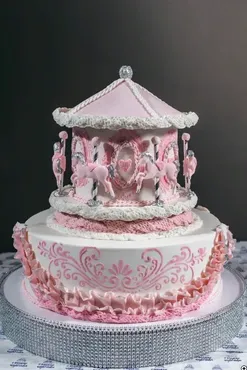 3D торт Карусель (Юлианна Сухотерина)