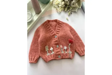 [lublu.knitwear] Кардиган Wild Flowers Екатерина Олбут)