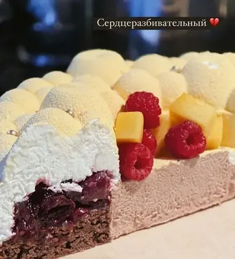 Торт муссовый «Брауни с вишней» (Ольга Куликова) @kulik_ova
