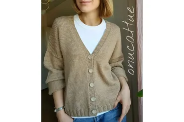 Не полосатый Кардиган (yarn_studio_chelyabinsk)