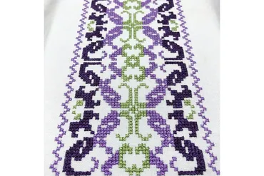 [New Embroidery] Бордюры крестом « Нежность» (Birochka)