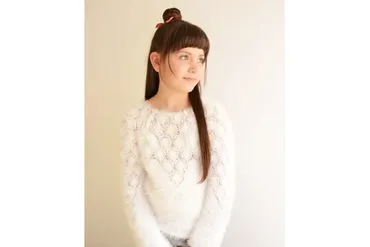 Свитер Нежная снежность (anna_radaeva_crochet)