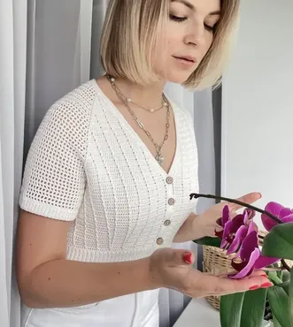 [annvi_knits] Топ/пуловер Fantasy lines (Анна Винокурова)