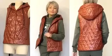 Жилет с капюшоном (Лилия Дроздова)